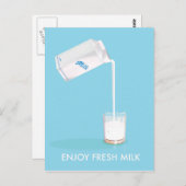 生乳楽しむヴィンテージ販売業 ポストカード (正面/裏面)