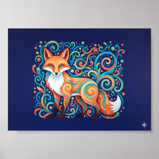生体森キツネ芸術 ポスター (正面)