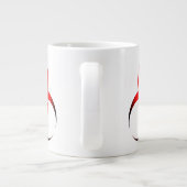 生体生物学的災害［有害物質］記号（赤と黒） ジャンボコーヒーマグカップ (裏面)