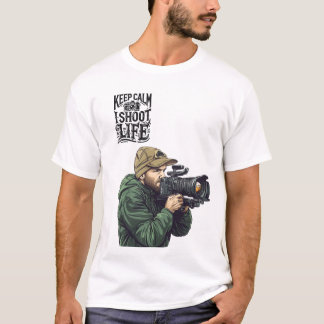生保命を撃つ Tシャツ