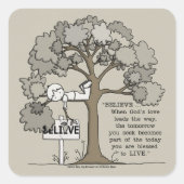 生信じきる スクエアシール (正面)