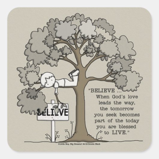 生信じきる スクエアシール (正面)