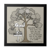 生信じきる タイル (正面)