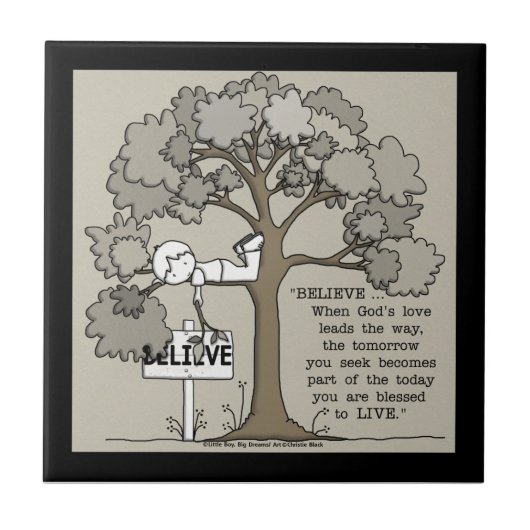 生信じきる タイル (正面)