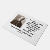 生信じ活！進行W.E.B.デュボア引用文 ドアマット (アングル)