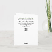 生冬だが考え春 カード (裏面)