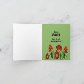 生冬だが考え春 カード (内部)