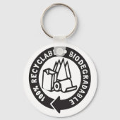 生分解性キーチェーン キーホルダー (正面)