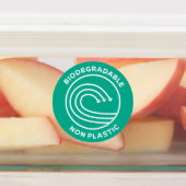 生分解性ステッカー/包装用プラスチック製非プラスチック ラベル (貼付)