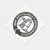 生分解性紙ナプキン スタンダードランチョンナプキン (角)