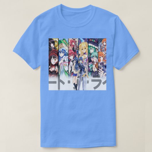 生分隊とデートする Tシャツ (デザイン正面)