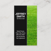 生刈り芝生 | グラス 名刺 (正面)