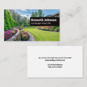 生刈り芝生 | 住宅景観 名刺 (正面/裏面)