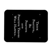 生前向きやる気を起こさせる引用文考えはスローガンだ マグネット (横)