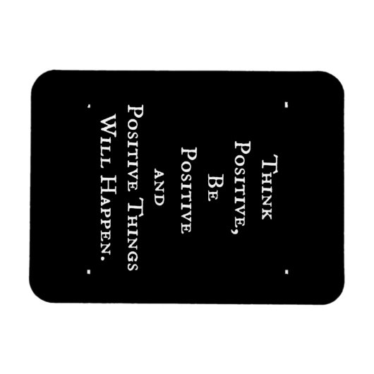 生前向きやる気を起こさせる引用文考えはスローガンだ マグネット (横)