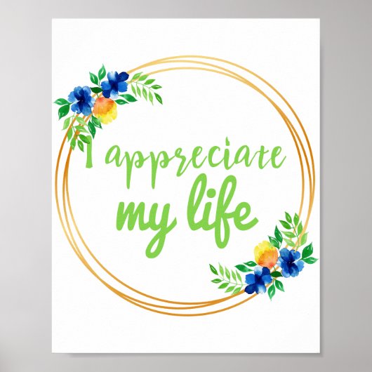 生前向き活と労働の引用文 ポスター (正面)