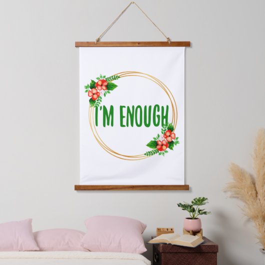 生前向き活と自己のバイブ気にラ 吊り下げ型タペストリー (寝室)