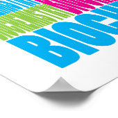 生化学カラフル ポスター (角)