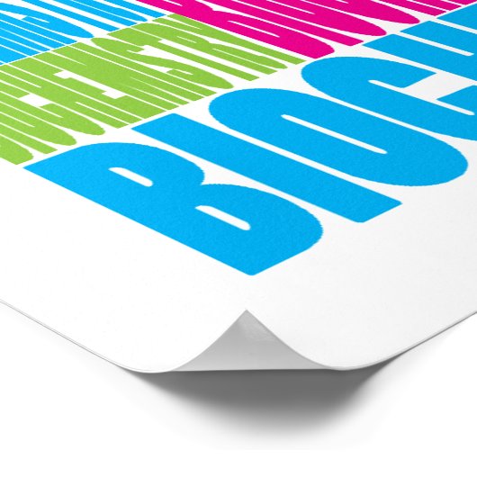 生化学カラフル ポスター (角)