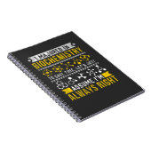 生化学ユーモア生物学者おもしろいの冗談 ノートブック (右側)