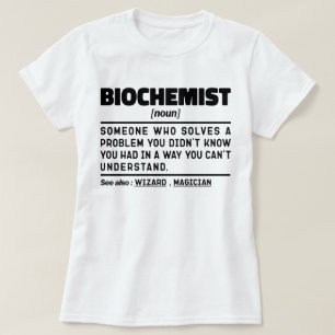 生化学名詞生化学おもしろい科学愛好家 Tシャツ