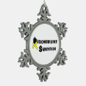 生化学生存者 スノーフレークピューターオーナメント (左)