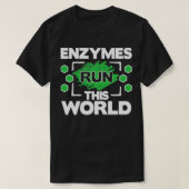 生化学生物化学生物化学生物学生物学系酵素 Tシャツ (デザイン正面)