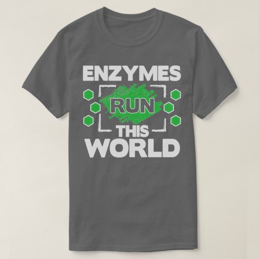 生化学生物化学生物化学生物学生物学系酵素 Tシャツ (デザイン正面)