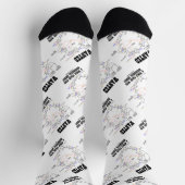 生化学的エネルギーに満ちた世界を求められる ソックス (上部)