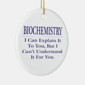 生化学者のジョーク…説明が分からない セラミックオーナメント (右)