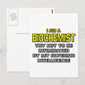 生化学者…優れた知能 ポストカード (正面/裏面)