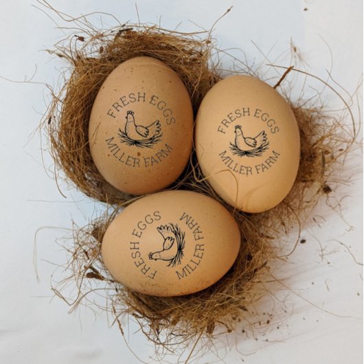 生卵かわいいヘンモノグラム卵スタンプ ラバースタンプ