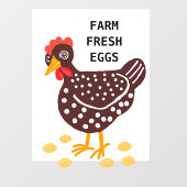 生卵を養殖する ウィンドウサイン