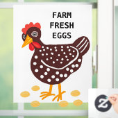 生卵を養殖する ウィンドウサイン