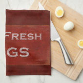 生卵を養殖する キッチンタオル (四つ折り)