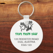 生卵を養殖する キーホルダー (正面)