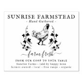 生卵を養殖する |モノグラム卵カートンスタンプ ラバースタンプ (インプリント)