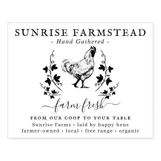 生卵を養殖する |モノグラム卵カートンスタンプ ラバースタンプ (インプリント)