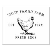 生卵を養殖する |モノグラム卵カートンスタンプ ラバースタンプ (インプリント)