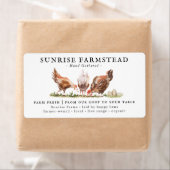 生卵を養殖する |モノグラム卵カートン ラベル (インサイチュ)