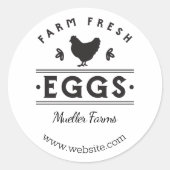 生卵を養殖する ラウンドシール (正面)