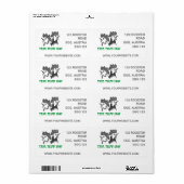 生卵を養殖する ラベル (フルシート)