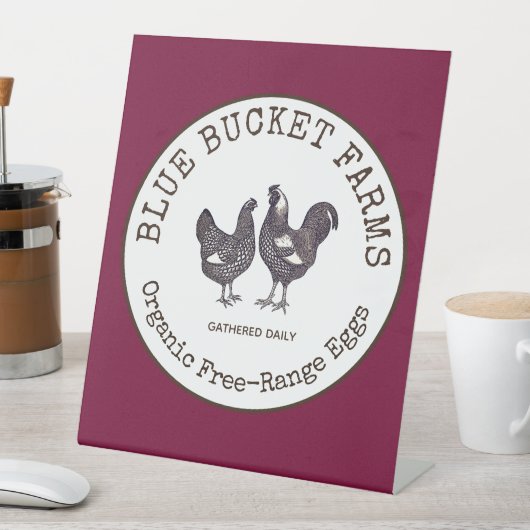 生卵を養殖する 台座サイン (インサイチュ)