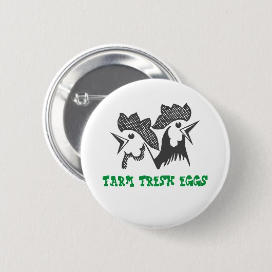 生卵を養殖する 缶バッジ (正面&裏面)