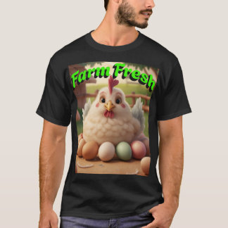 生卵を養殖する Tシャツ