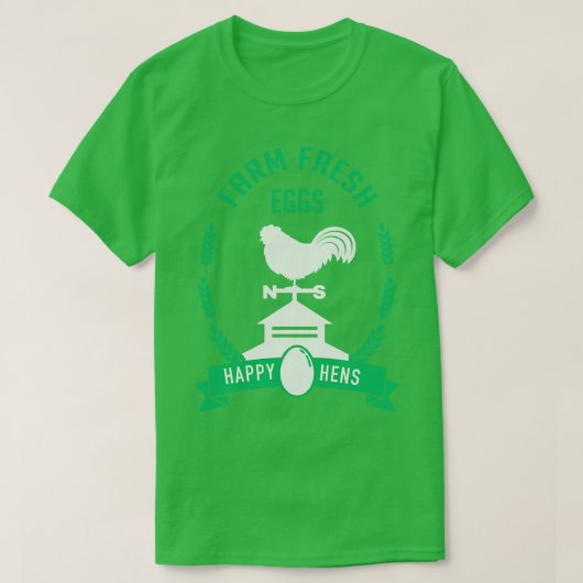 生卵を養殖する Tシャツ (デザイン正面)