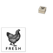 生卵ヴィンテージパーソナライズされた卵スタンプ ラバースタンプ (押印)