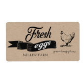 生卵ヴィンテージ⎢卵カートンラベル ラベル (正面)