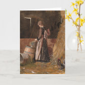 生卵 | ウィンズローホーマー カード (黄色い花)