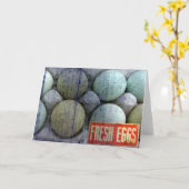 生卵 カード (黄色い花)